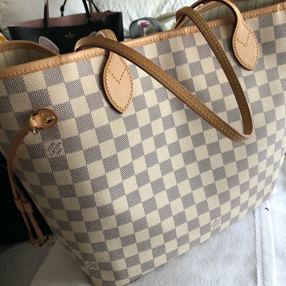 Louis Vuitton neverfull mm damier Azur